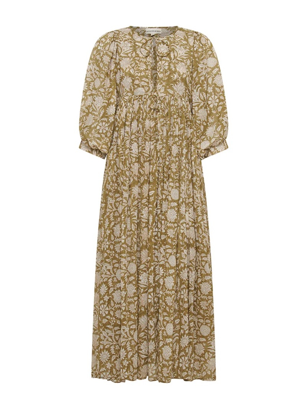 Daughters of India Kyra Dress in Brown XL - Picture 7 of 8